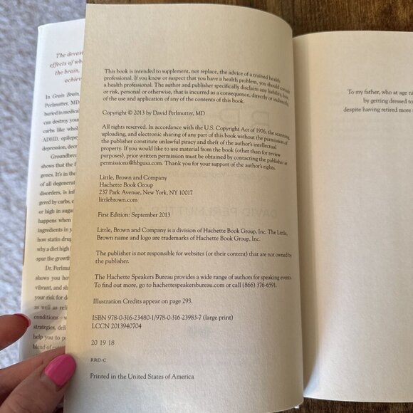 Grain Brain : The Surprising Truth about Wheat, Carbs, and Sugar--Your... - Picture 10 of 10